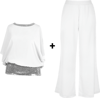 LuminaSet - Sequined Casual Chic Set