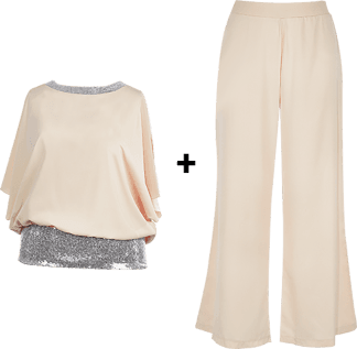 LuminaSet - Sequined Casual Chic Set