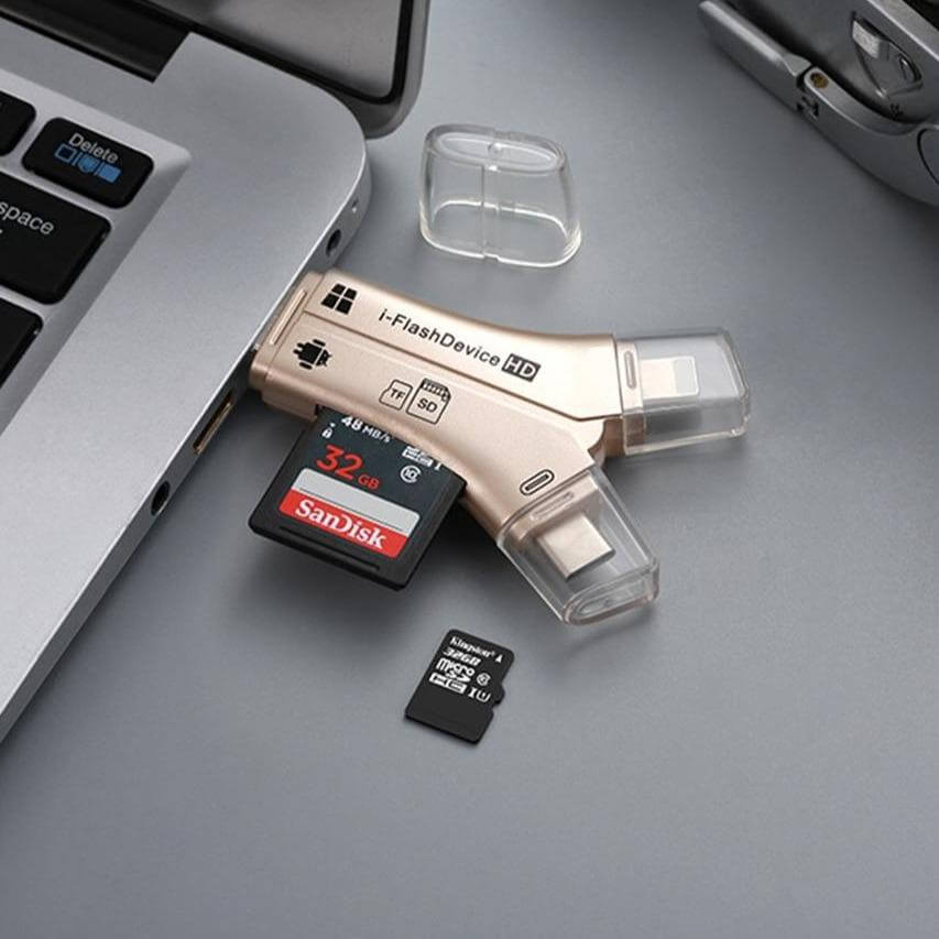 SyncPro - Universal 4-in-1 Data Reader & Backup Hub