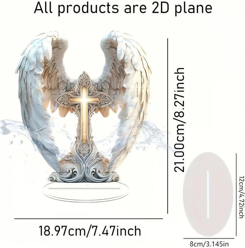 DivineGrace – Winged Cross Home Accent