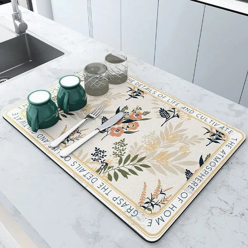 SwiftDry – Absorbent Kitchen Draining Mat