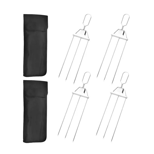 GrillMaster - Barbecue 3 way Grill Skewers