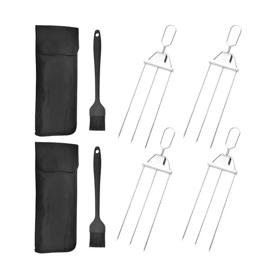 GrillMaster - Barbecue 3 way Grill Skewers