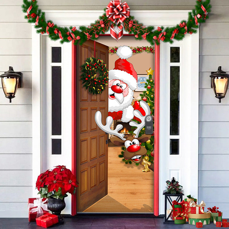 SantaEntry - Quick-Fit Christmas Door Magic Transformation