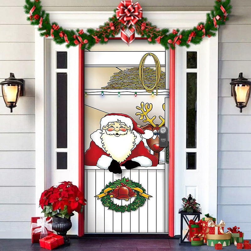 SantaEntry - Quick-Fit Christmas Door Magic Transformation