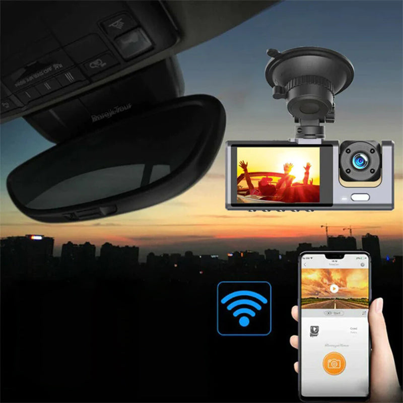 RoadVision – 1080p Dual Lens Dash Cam