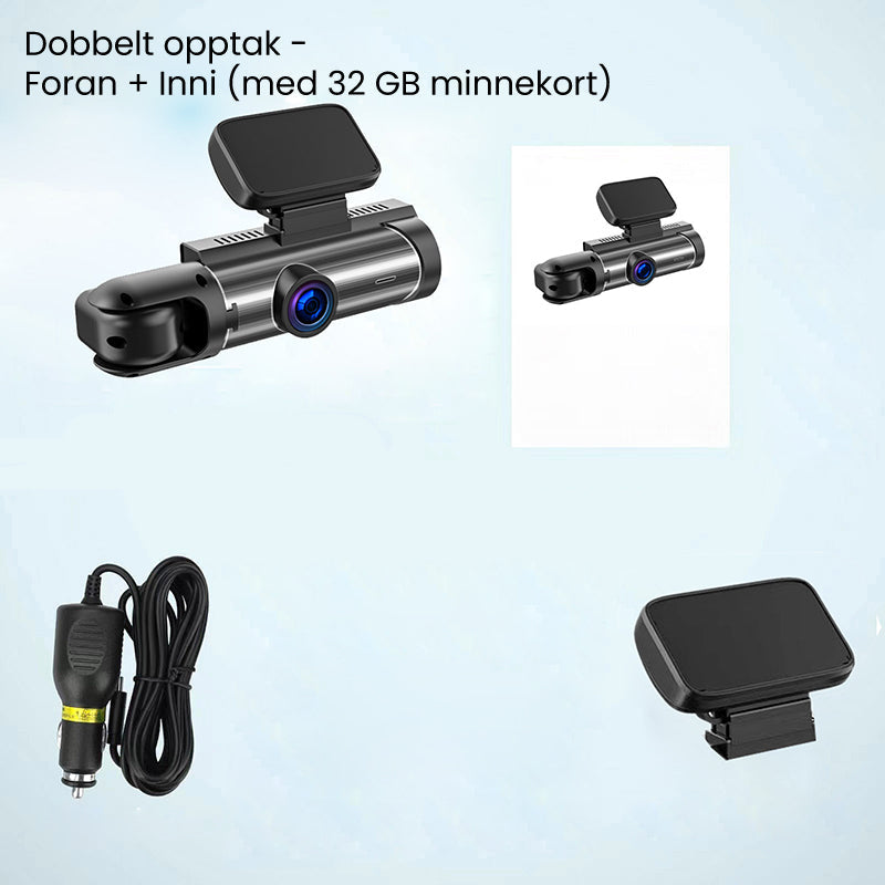 RoadVision – 1080p Dual Lens Dash Cam