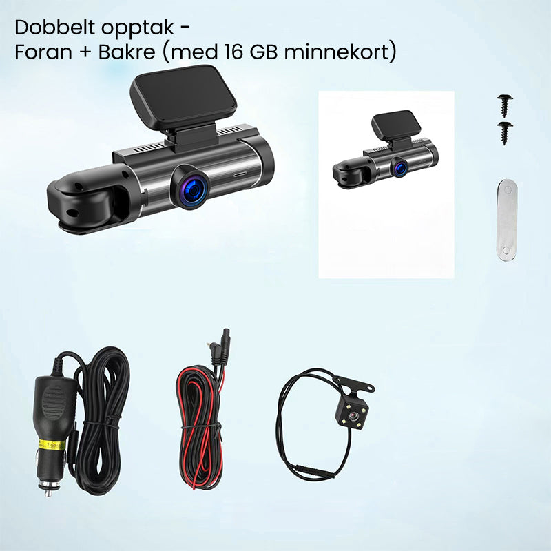 RoadVision – 1080p Dual Lens Dash Cam