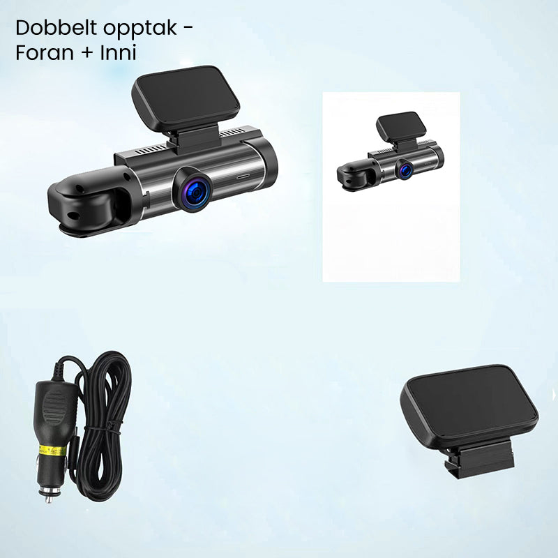 RoadVision – 1080p Dual Lens Dash Cam