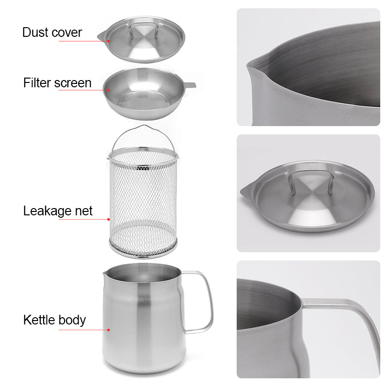 PureFlow – Stainless Steel Oil Filter Pot