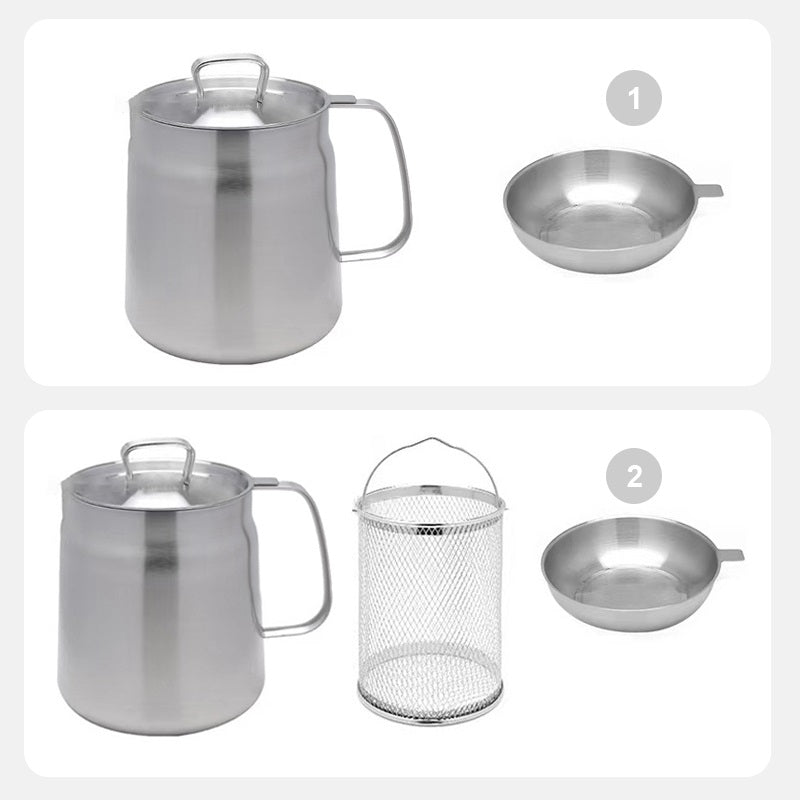 PureFlow – Stainless Steel Oil Filter Pot