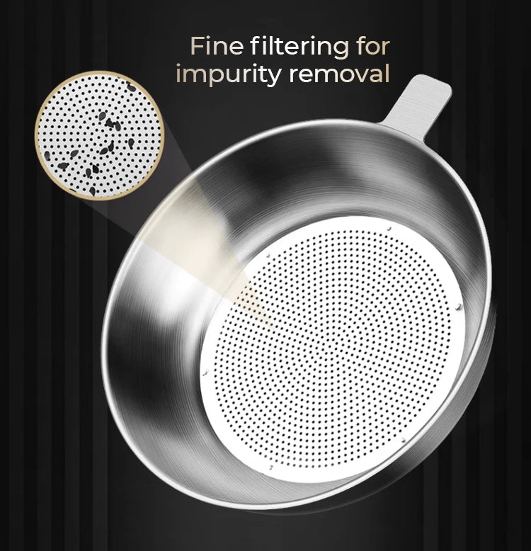 OilGuard – Large Capacity Stainless Steel Container