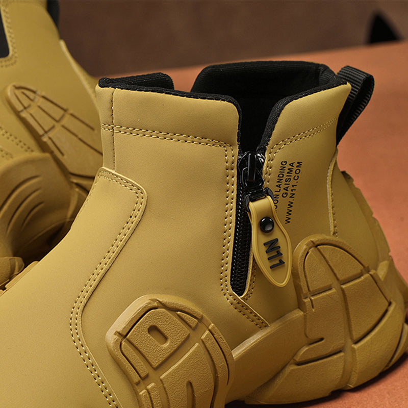 GripRidge - Men’s Rugged High-Top Slip-Resistant Shoes