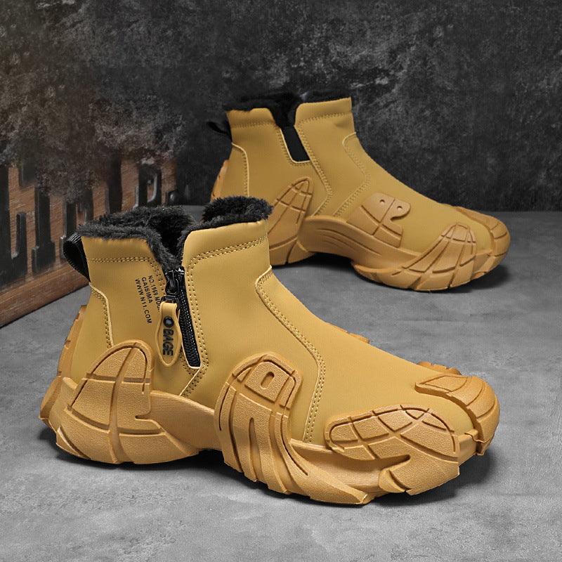 GripRidge - Men’s Rugged High-Top Slip-Resistant Shoes