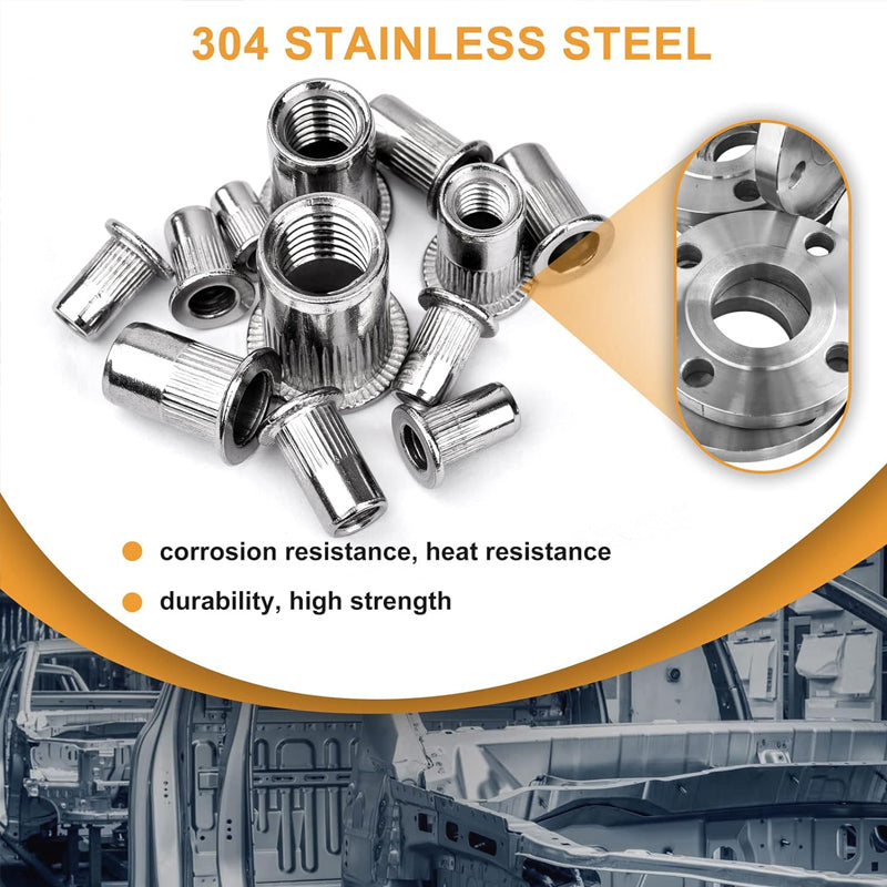 FixPro – Threaded Insert Nut Rivet Nuts Set