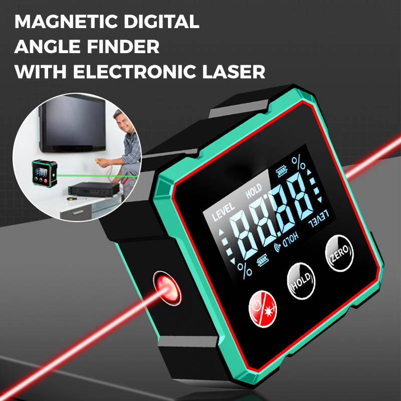 LevelMax | 2-in-1 Laser Digital Angle Finder