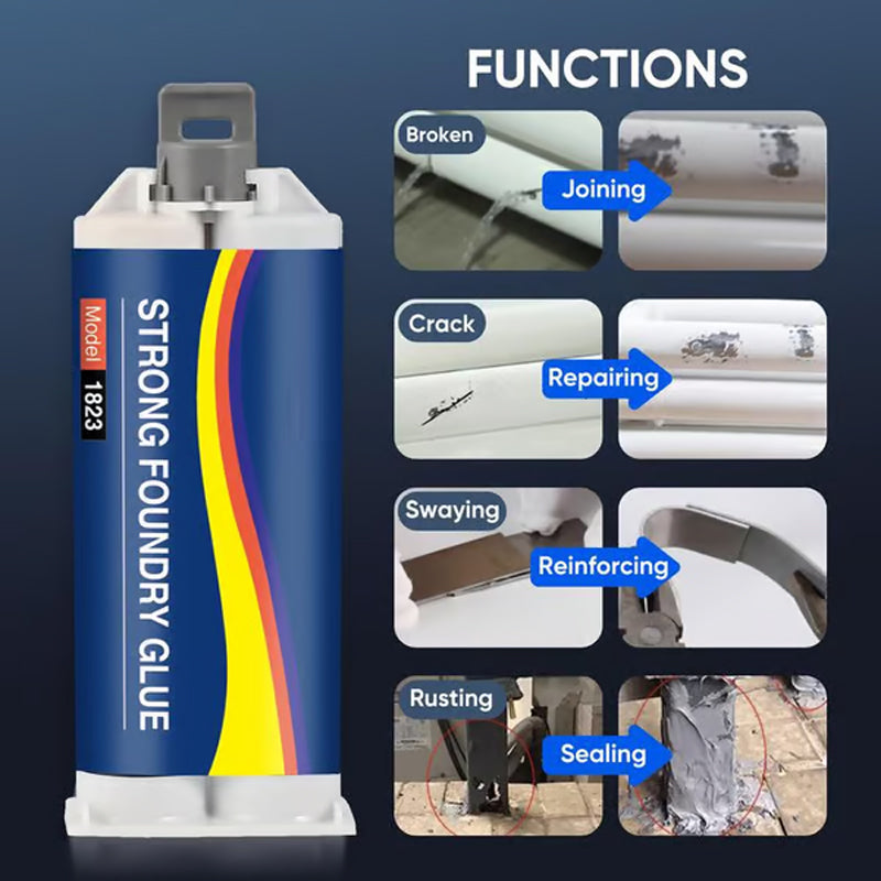 🛠️ BUY MORE GET MORE FREE ⚡ Heavy-Duty Industrial Adhesive – High-Strength Bond, Heat & Impact Resistant for Multiple Materials 🔥