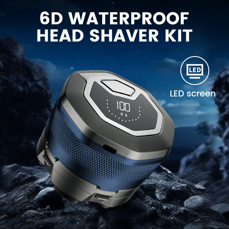 BladeFlex – 6D Waterproof Bald Head Shaver Kit
