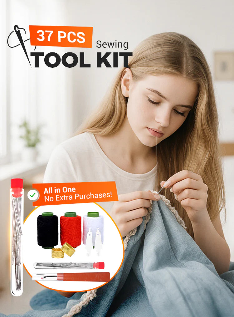 StitchMate – 37 Pcs Complete Sewing Tool Set