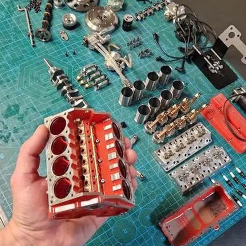 🎉Last Day Promotion 50% OFF 🔥 - Gasoline OHV V8 Small-block Engine Model Kits