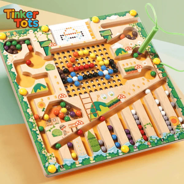 BrainyMaze – Montessori Magnetic Adventure for Kids