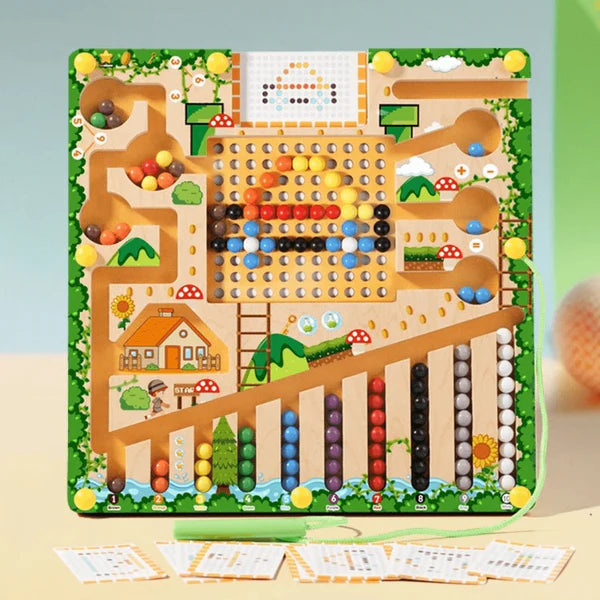BrainyMaze – Montessori Magnetic Adventure for Kids