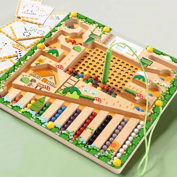 BrainyMaze – Montessori Magnetic Adventure for Kids