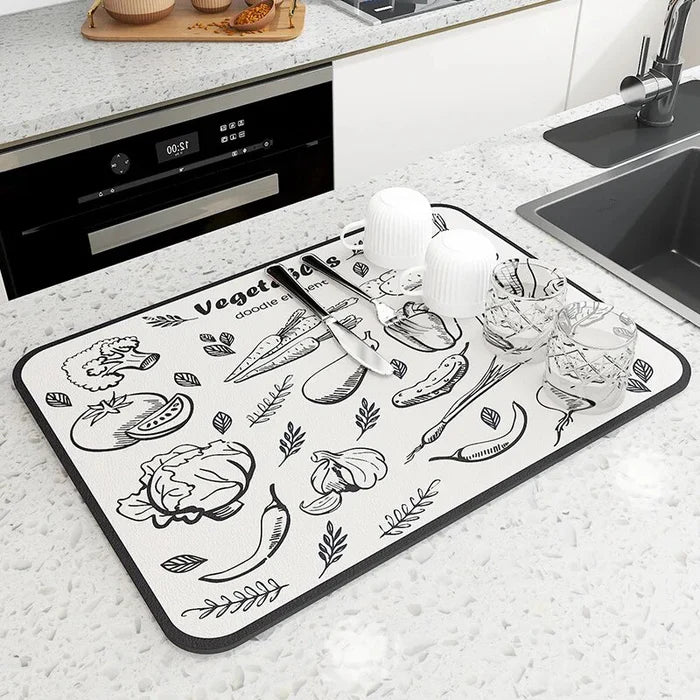 SwiftDry – Absorbent Kitchen Draining Mat