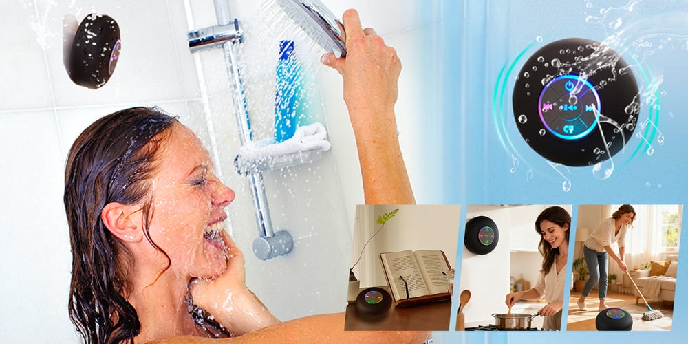 AquaVibe - Waterproof Bluetooth Speaker