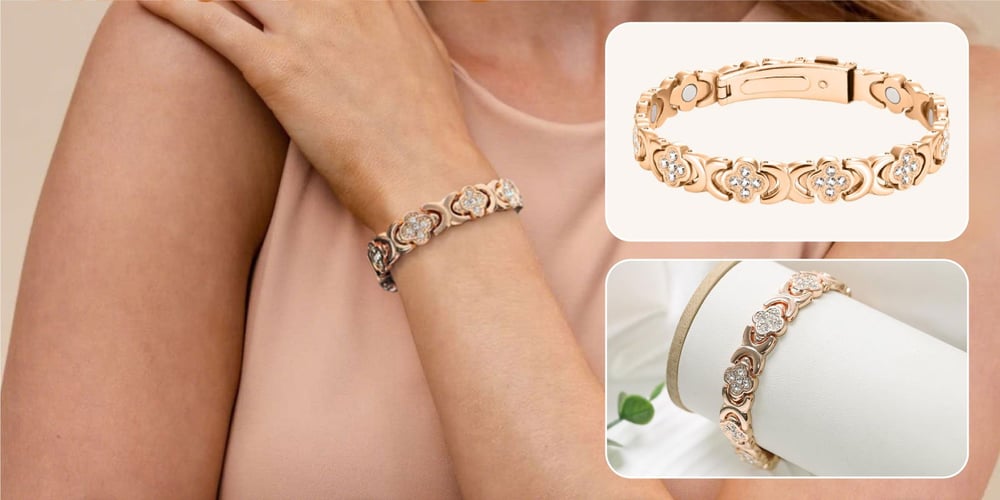 CopperClove - Four-Leaf Healing Bracelet