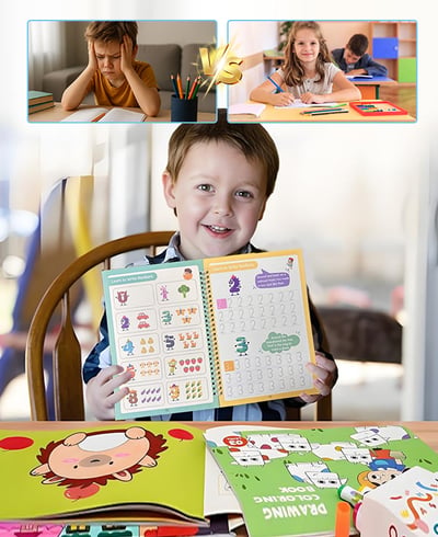 TinyWriters – Fun Reusable Tracing Book for Kids