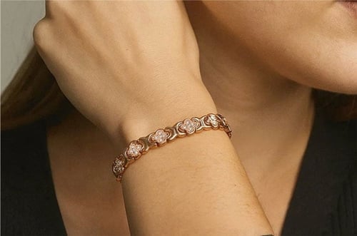 CopperClove - Four-Leaf Healing Bracelet