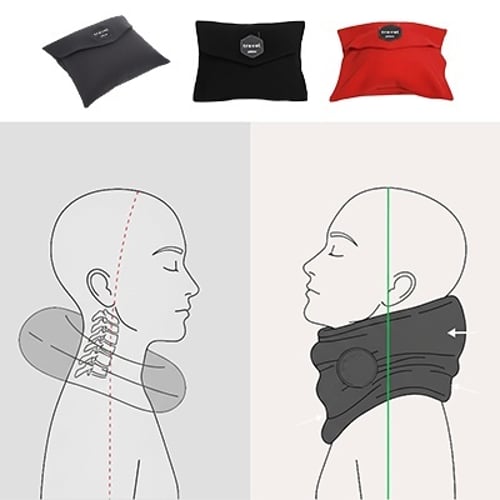 TravelCush - Neck Alignment Pillow for Flights & Cars