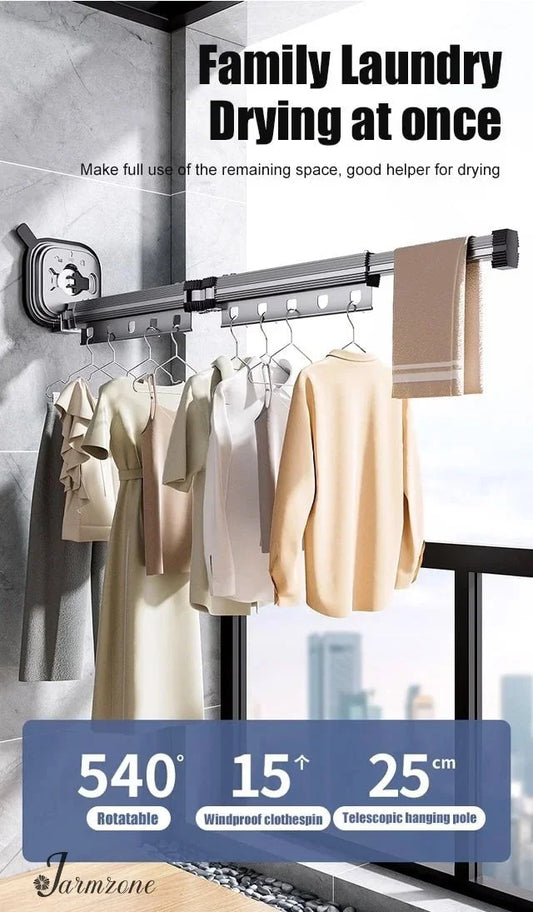DryEase – Suction Cup Folding Wall Rack