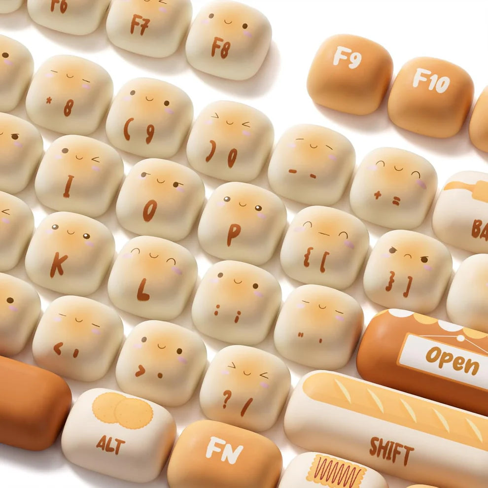 ToastiKeys – Whimsical Bread Keycaps