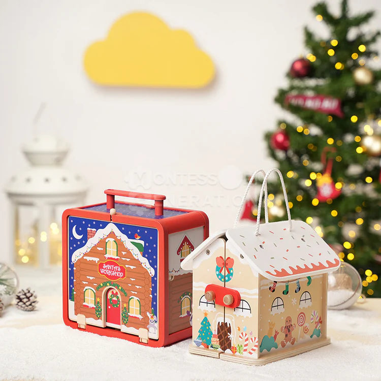 MerryHaus – Montessori Christmas Dollhouse