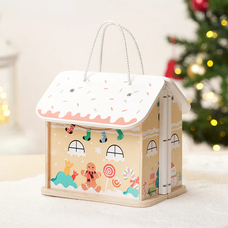 MerryHaus – Montessori Christmas Dollhouse