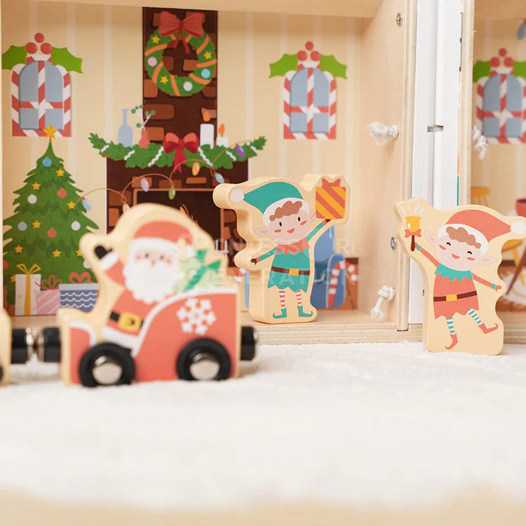 MerryHaus – Montessori Christmas Dollhouse