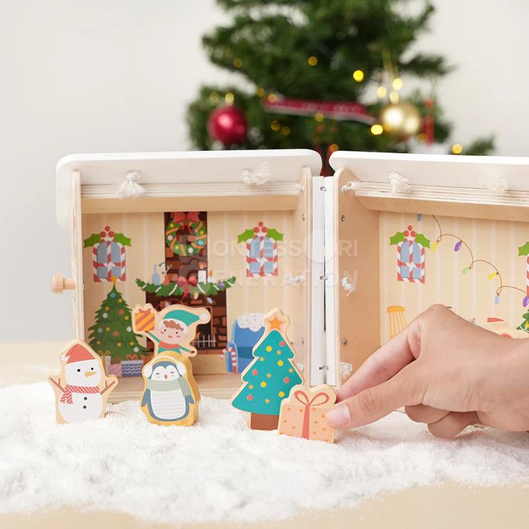 MerryHaus – Montessori Christmas Dollhouse
