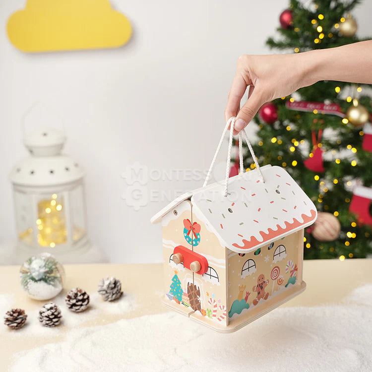 MerryHaus – Montessori Christmas Dollhouse