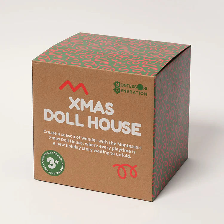 MerryHaus – Montessori Christmas Dollhouse